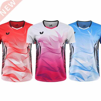 PINGPONG Shirts Sports T-Shirts Men Women Quick Dry Breathab