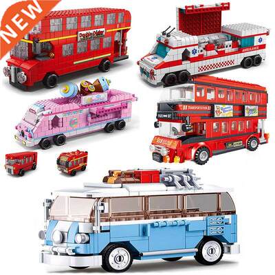 Bus City London Building Blocks School Vehicle Friends Wedd