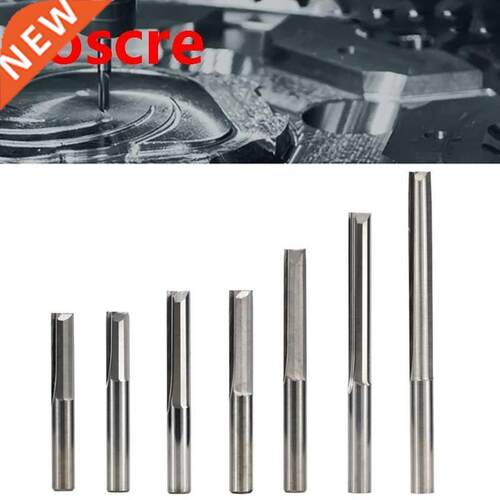 6mm Shank 2 Flute Straight End Mill Carbide CNC Router Bit E