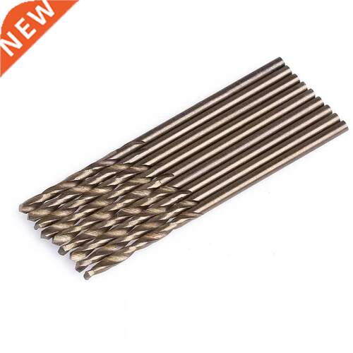 10Pcs 1.5mm M35 Triangle Shank HSS-Co Cobalt Twist Drill Spi
