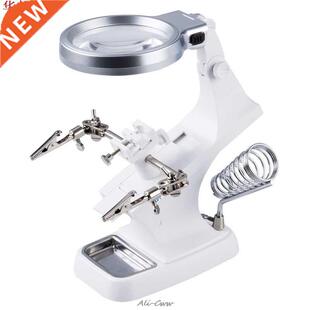 LED pince fer à souder support aidant mains loupe lou