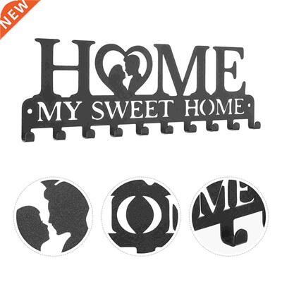 1 Set Creative Iron Art Key Hook Household Row Hook