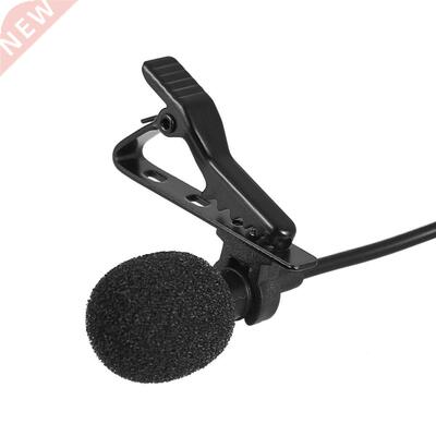 Mini Portable Clip-on Lapel Lavalier Condenser Mic Wired Mic