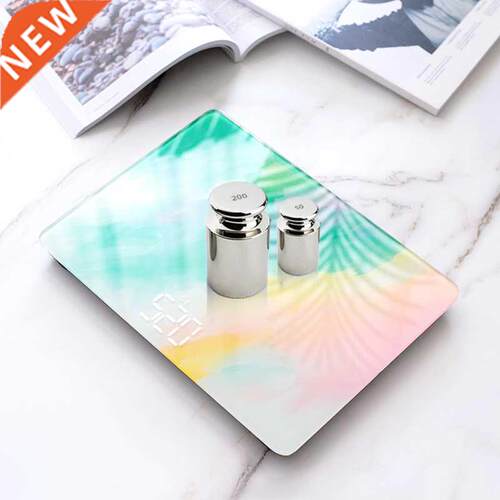 Graffiti Pattern Bathroom Scales Floor Body Weight Scale LED