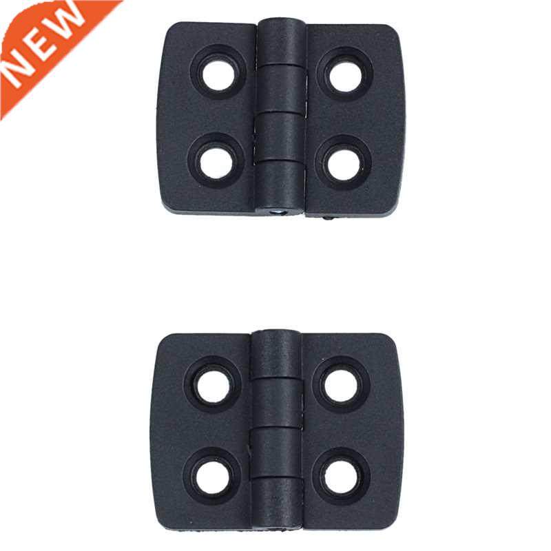 10pcs reinforced black plastic door hinges 40mm x 30mm