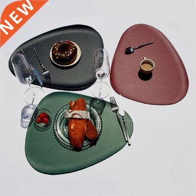 Leather Placemat Tableware Pad Oil Water Resistant Heat