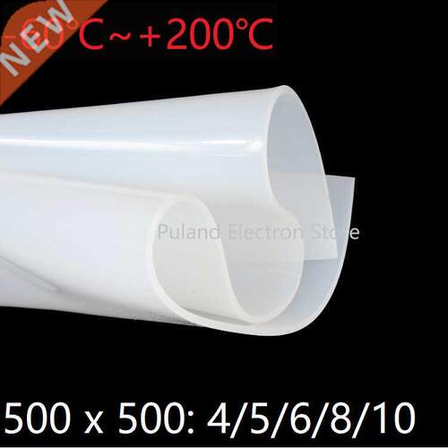 500mm*500mm*1.5mm Silicone Rubber Sheet Cushion Sealing Fil