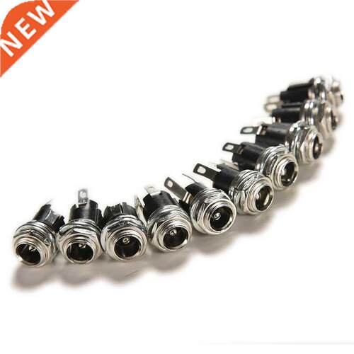 10pcs 5.5mm 2.1mm DC power socket panel mount