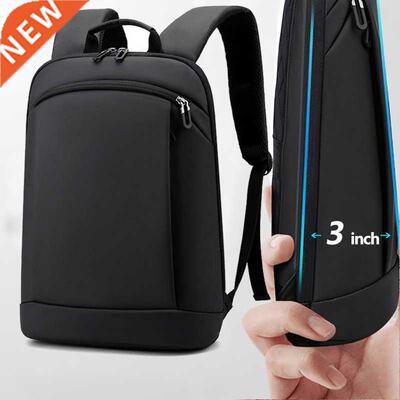 IKE MARTI Thin Laptop Backpack Men Bag 15.6 Inch Office Work