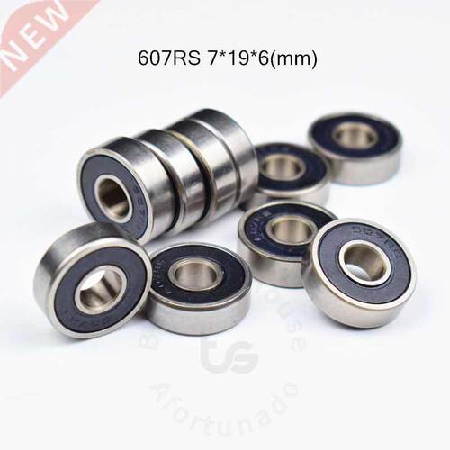 10pcs 607RS 7*19*6(mm) free shipping chrome steel rubber Se