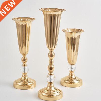 Versatile Metal Wedding Centerpieces Vase Metal Trumpet
