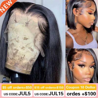 Bob Wg Lace Front Human Har Wgs Straght Lace Front Wg S