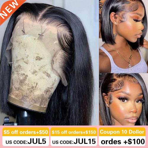 Bob Wg Lace Front Human Har Wgs Straght Lace Front Wg S