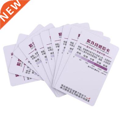 10 Pcs/Set Reptile Terrarium UVB Test Card Outdoor Sunshine