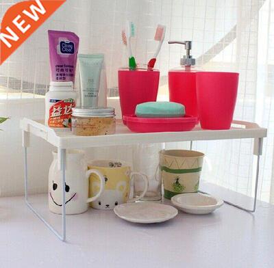 1PC Ktchen Storage Rack Plastc Foldng Flavorng Shelf