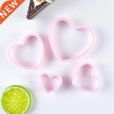 4Pcs Heart Cookie Cutter Valentine's Day Love Wedding