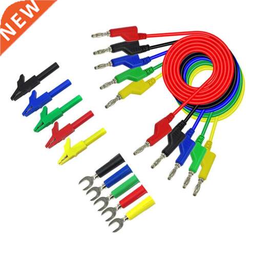 Stackable 4mm Banana to Banana Plug Test Lead Kit for Multim
