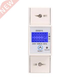 Backlights Single Phase Wattmeter Power Consumption Watt Ele