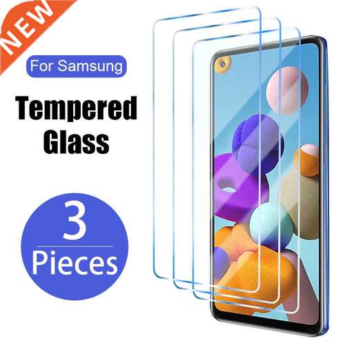 3PCS Protective Glass for Samsung s22 s21 ultra A51 A52 A50