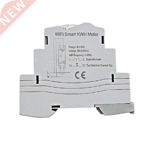 Tuya Single Phase Wifi Intelligen Energy Meter 100A Din