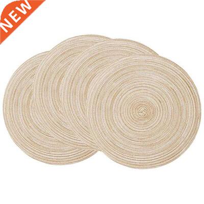 Round Brided Plcemts Wshble Kitchen Tble Plcemts for
