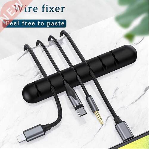 Cable Organizer Silicone USB Cable Winder Desktop Tidy Manag