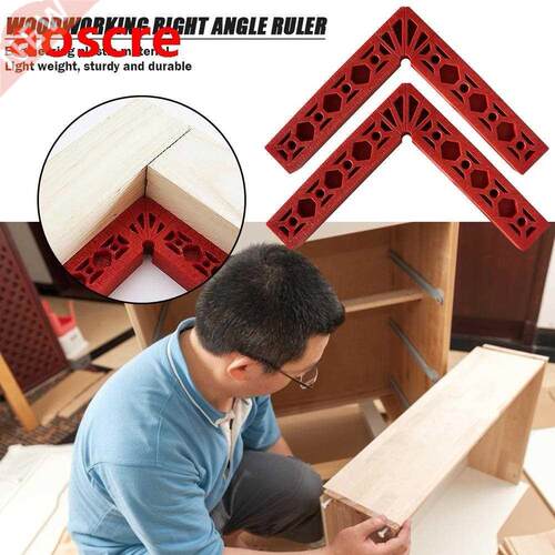 200mm Carpenter Square Adjustable Corner Clamping Ruler Righ