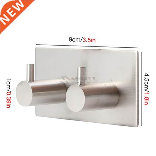 *3M er Adhesve Stanless Steel Hooks Wall Door Clothes Coat