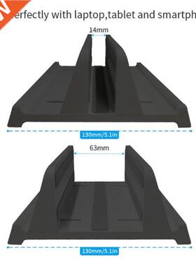 K1KF Vertical Laptop Stand Adjustable Double Dock Vertical D