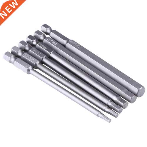 6pcs Hexagon Set H2.5 H3 H4 H5 H6 H8 Drill Bits for Head 1/4