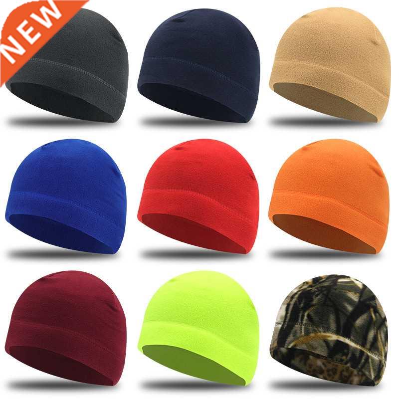 Windproof Women Men Polar Fleece Warm Beanie Hat Cap Male La