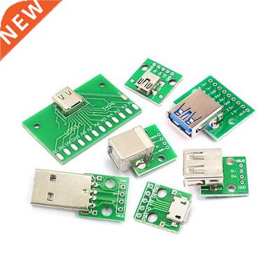 5pcs Micro Mini USB USB A Male USB 2.0 3.0 A Female USB B Co