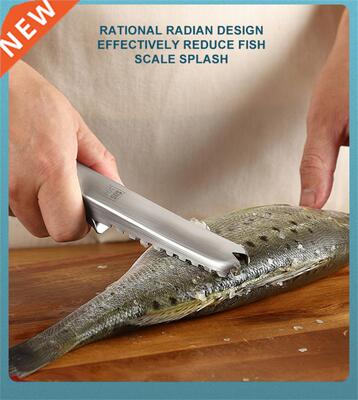 304 Stainless Steel Fish Scale Planer Knife Scaler Manual