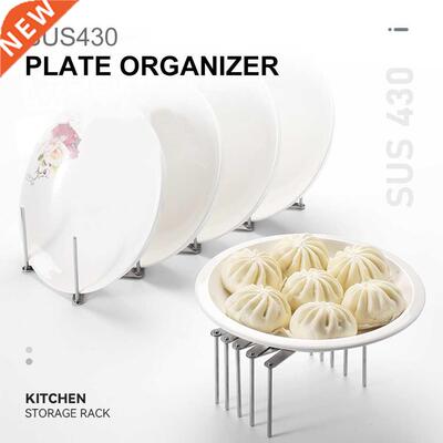 Kitchen Stainless Steel Pot Lid Rack Extended Plate
