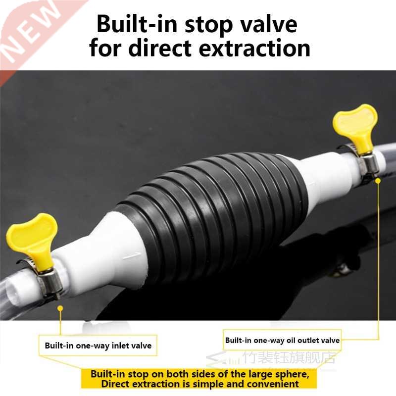 1.2Meters 20mm Car Fuel Siphon Hose Oil Transfer Manual Suc