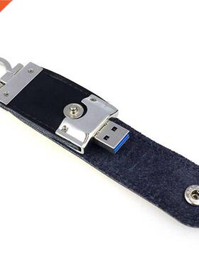 USB3.0 Business Leather Flash Drive Memory Stick U-Disk (64G