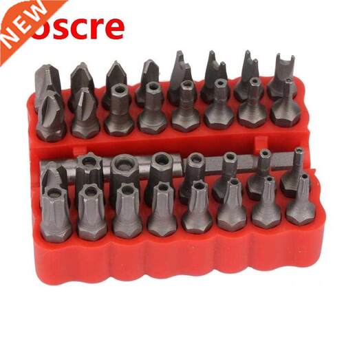 33 in 1 Hollow Screwdriver Bit Kit Hex Cross Star Screw Bits