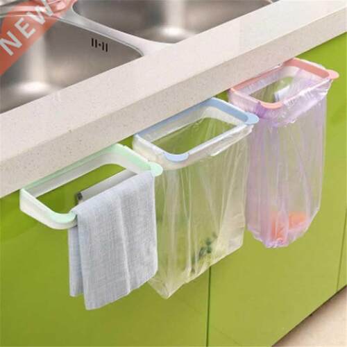 Cupboard Door Back Trash Rack Storage Garbage Bag Holder
