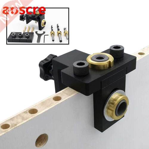 Doweling Jig Pocket Hole Jig Kit Wood Vertical Drilling Deta