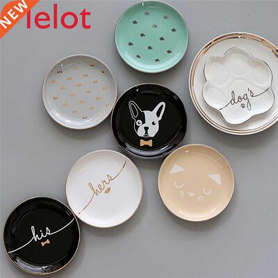 Hand-Painted Personalized Creative Simple Ceramic Plate