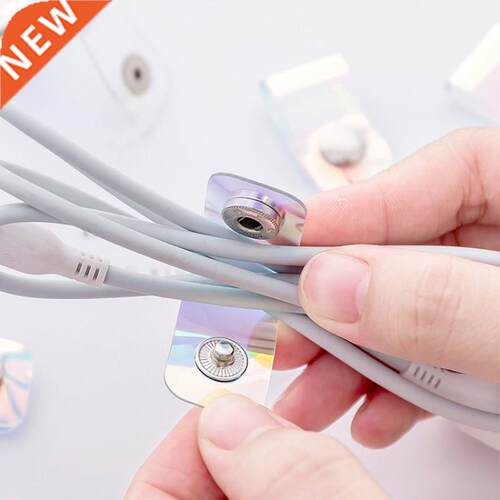 5pc Cable Winder Organizer Desk Set Wire Data Line Holder P
