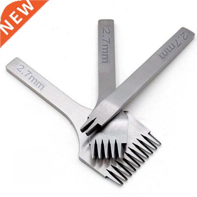 White Steel Stitching Lacing Punch Chisel Oblique Flat Cut G