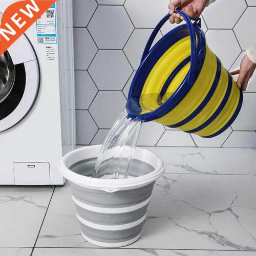 New 10L Folding Water Bucket Portable Camping Supplies For O