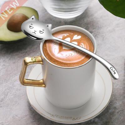 Creative Long Handle Spoon Stainless Steel Teaspoon Lovely L