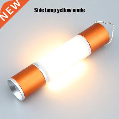USB Rechargeable Hanging Flashlight Zoomable Aluminum Alloy