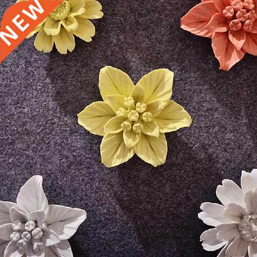Ceramic sunflower Gardenia wall decoration creative living