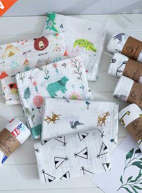 120cm*110cm Swaddle Blanket Baby Blanket Bamboo Muslin Blank