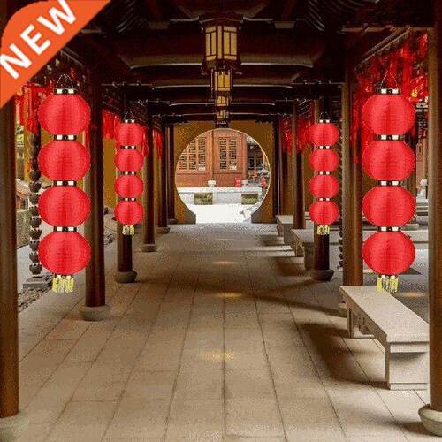 Red Chinese Papier Lampion Paper Lantern Hanging Lanterns