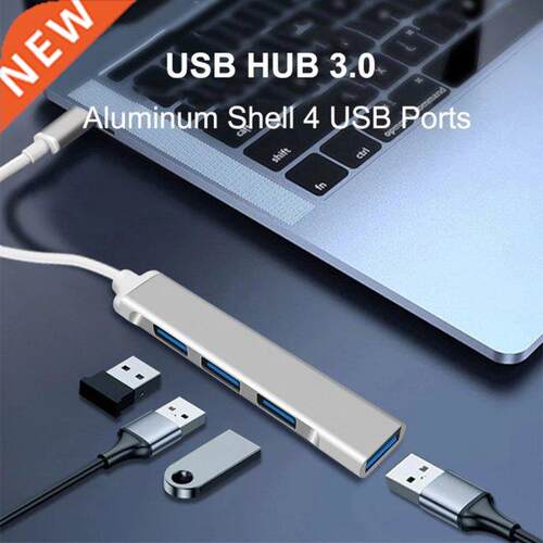 USB C HUB USB 3.0 Type C 4 Port Mult Spltter Adapter OTG F