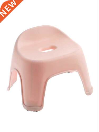 Plastic Backrest Stool Living Room Non-Slip Shoe Changing